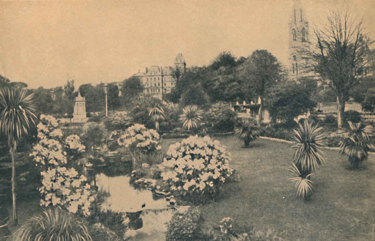 Upper Pleasure Gardens in Rhododendron Time, 1929 av Unbekannt
