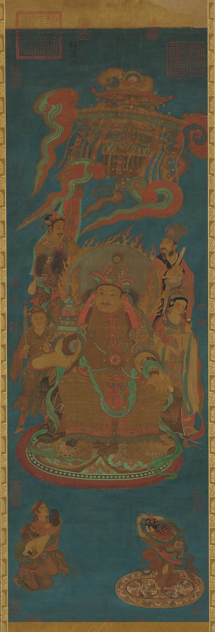 Vaisravana, Guardian King of the North, Yuan eller Ming-dynastiet, 1300-tallet. av Unbekannt