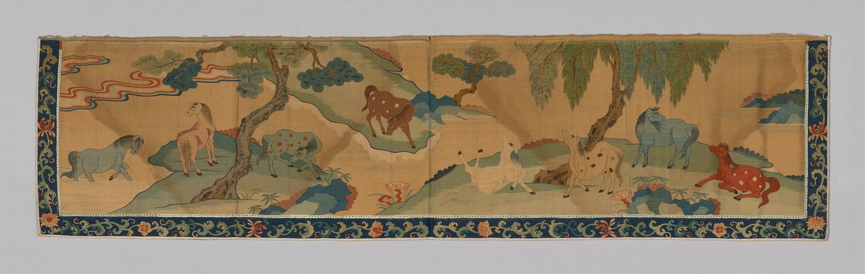 Valance, Kina, Qing-dynastiet 1644-1911, 17901820. av Unbekannt