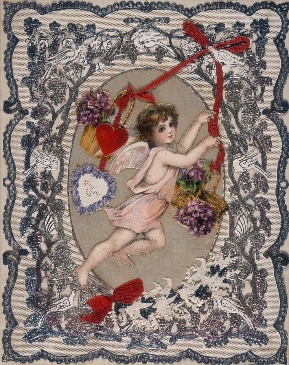 Valentinskort, 1800-tallet av Unbekannt