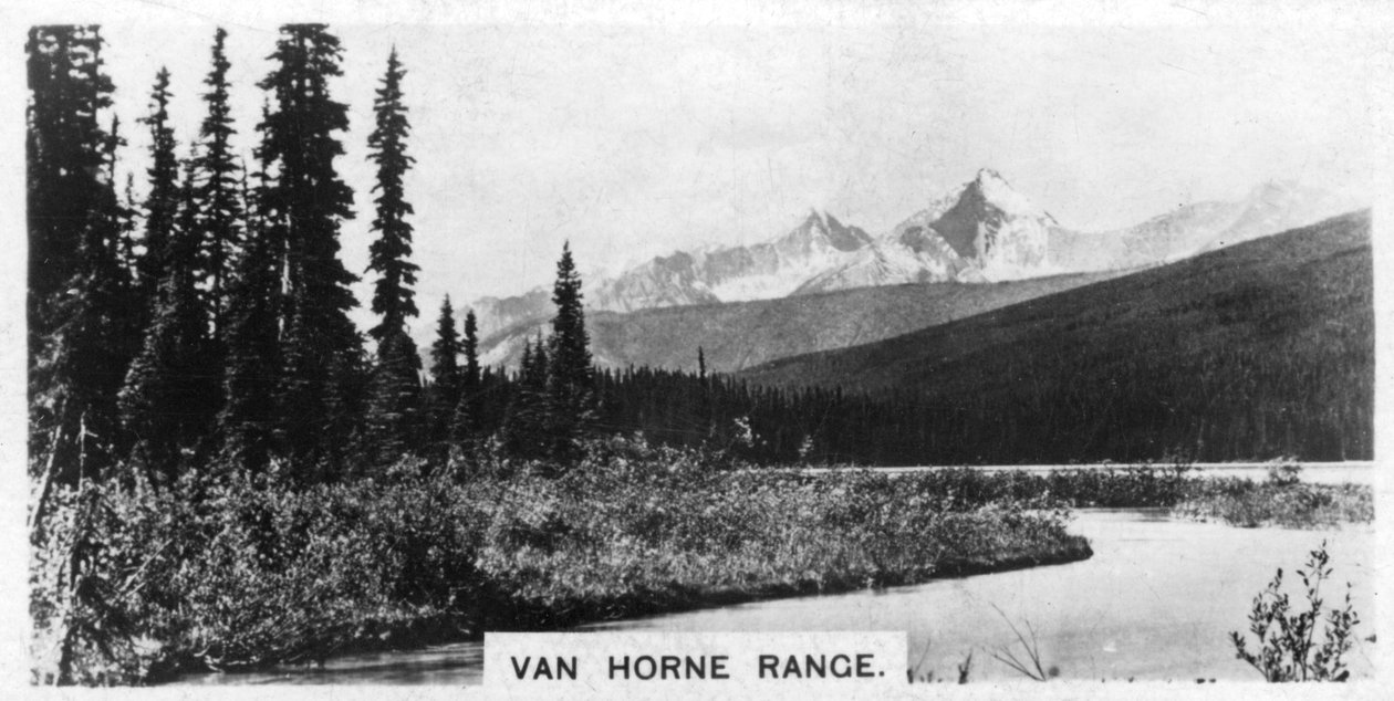 Van Horne Range, Canadian Rockies, c1920-tallet av Unbekannt