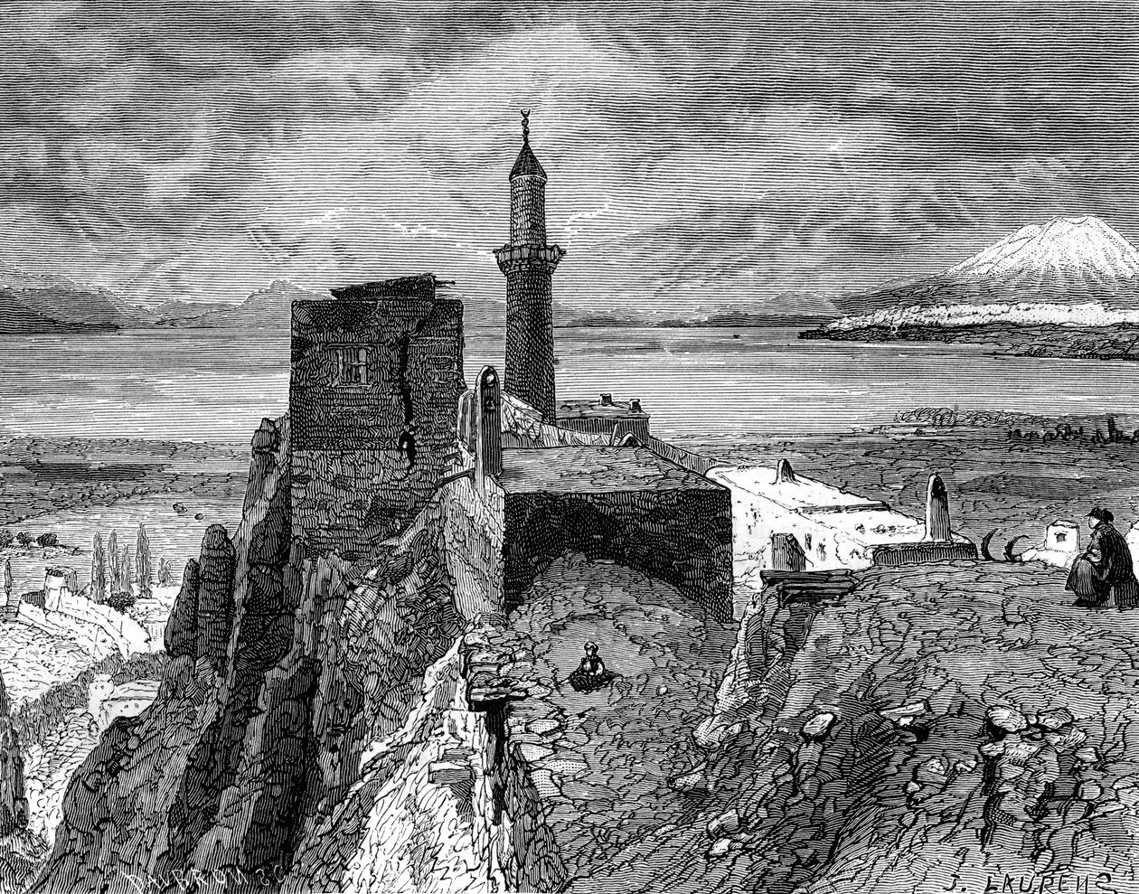 Van innsjø og festning, 1800-tallet av Unbekannt