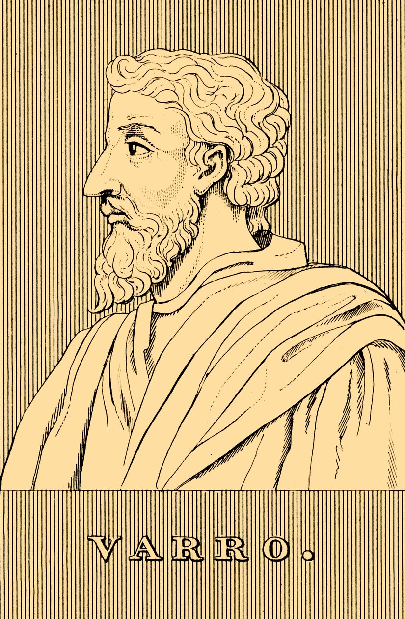 Varro, 116-27 f.Kr., 1830 av Unbekannt