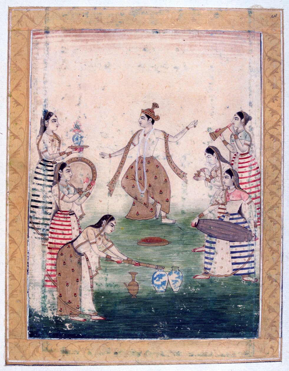 Vasantha Ragini, Ragamala Album, School of Rajasthan, 8. århundre av Unbekannt