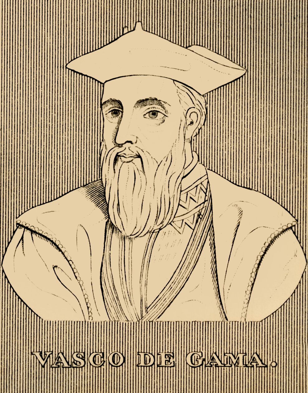 Vasco da Gama, ca 1460-1524, 1830. av Unbekannt