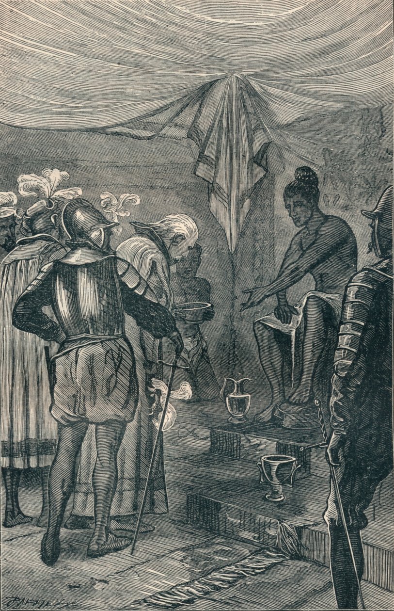 Vasco da Gama besøker kongen, 1904 av Unbekannt