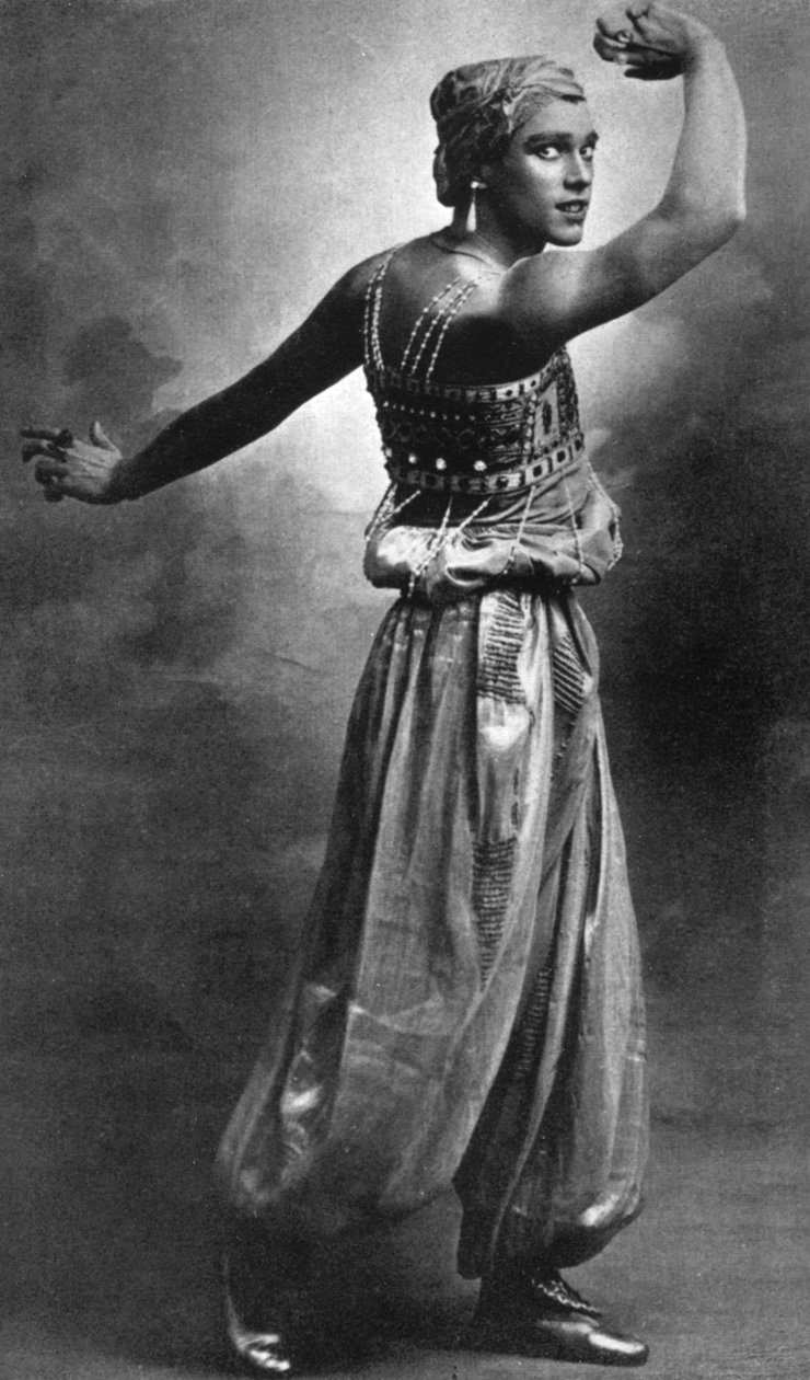 Vaslav Nijinsky, russisk ballettdanser og koreograf av Unbekannt