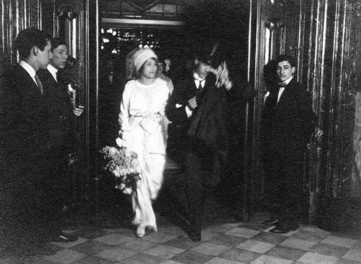 Vaslav Nijinsky og Romola de Pulszky på bryllupsdagen i Buenos Aires 10. september 1913, 19. av Unbekannt