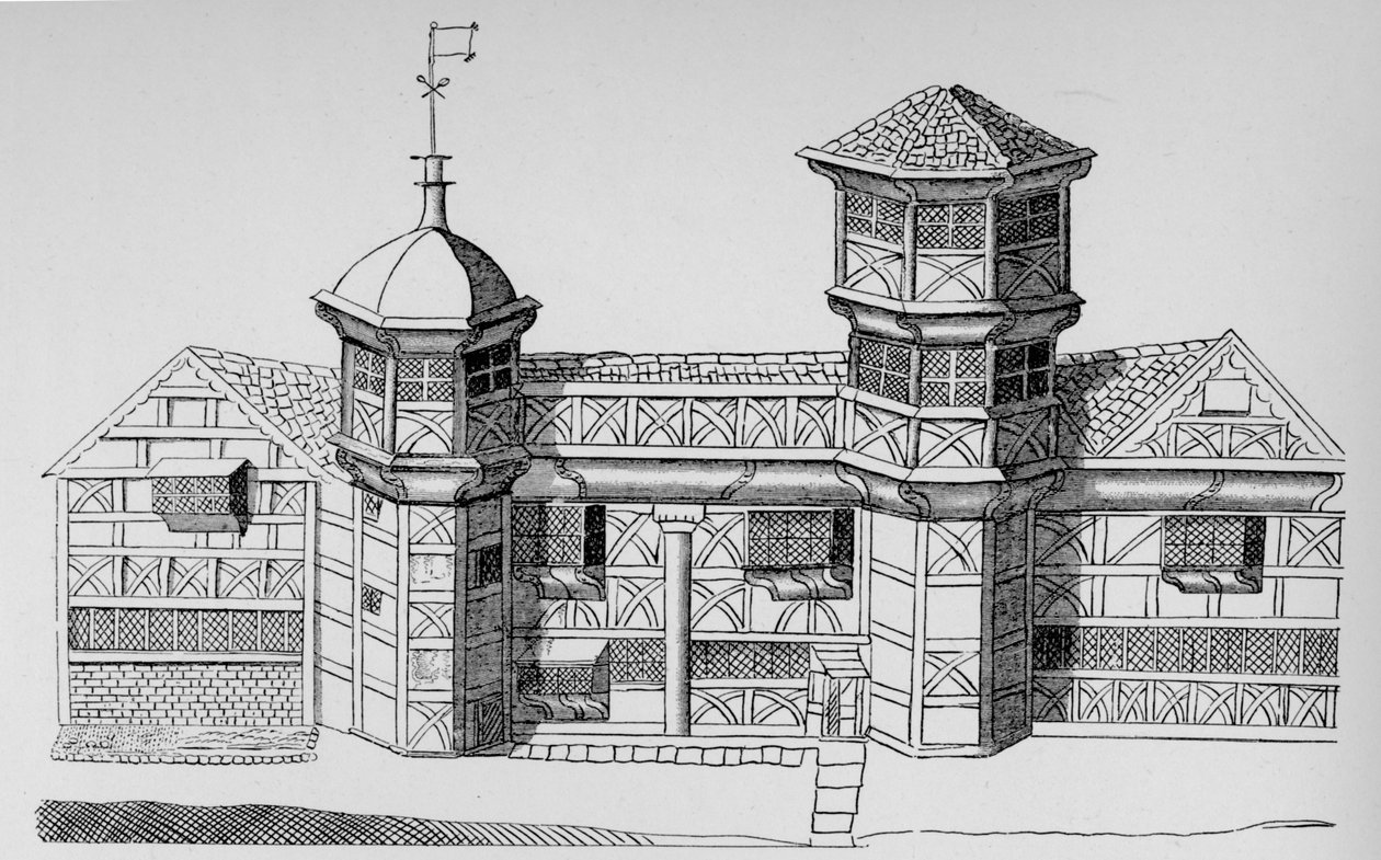 Vaux Hall Manor House, c1813, 1912 av Unbekannt