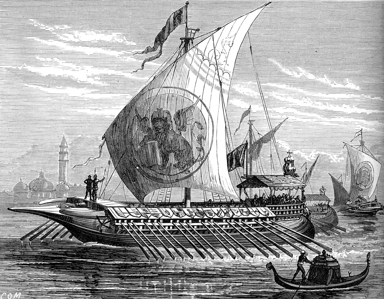 Venetiansk bysse, c1880 av Unbekannt