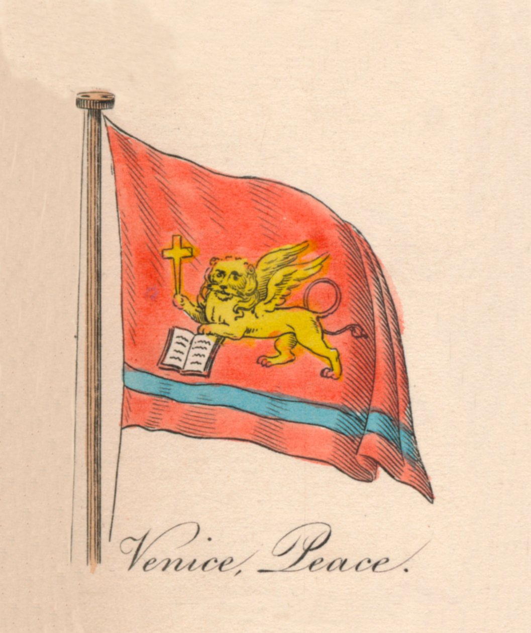 Venezia, fred, 1838 av Unbekannt
