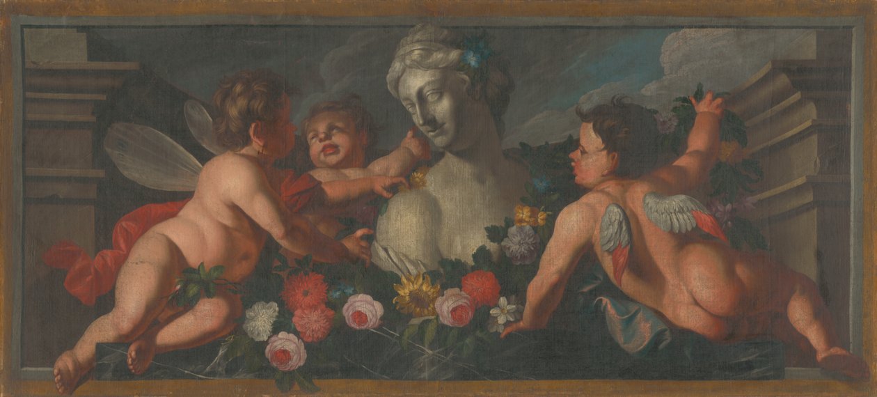 Venus omgitt av amorer av Unbekannt