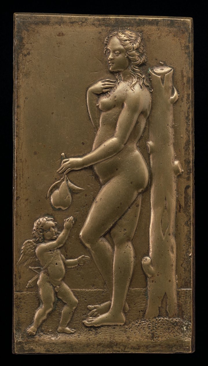 Venus og Amor, midten av 1500-tallet. av Unbekannt