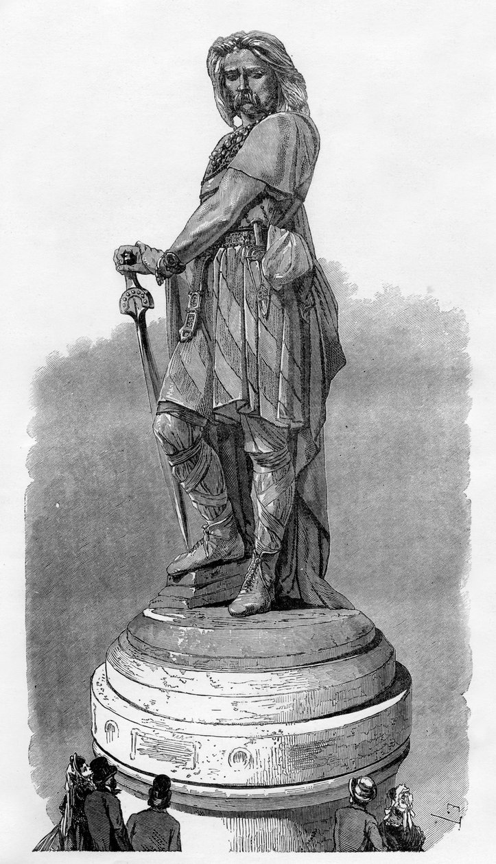 Vercingetorix-minnesmerket ved Alesia, nær Dijon, Frankrike, 1882-1884 av Unbekannt
