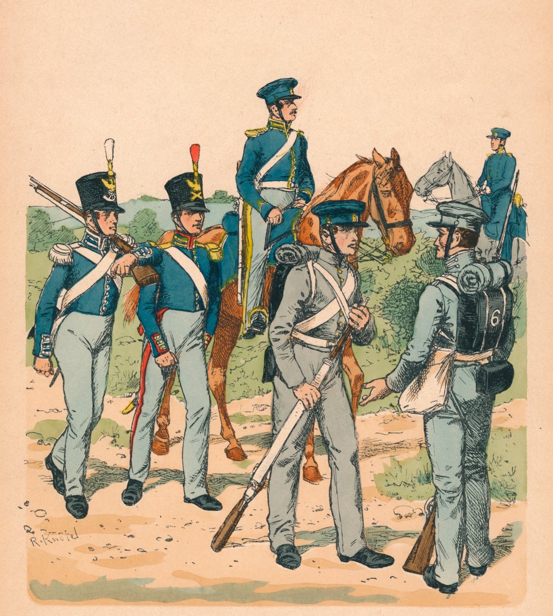 Nord-Amerikas forente stater, 1821-1835 av Unbekannt