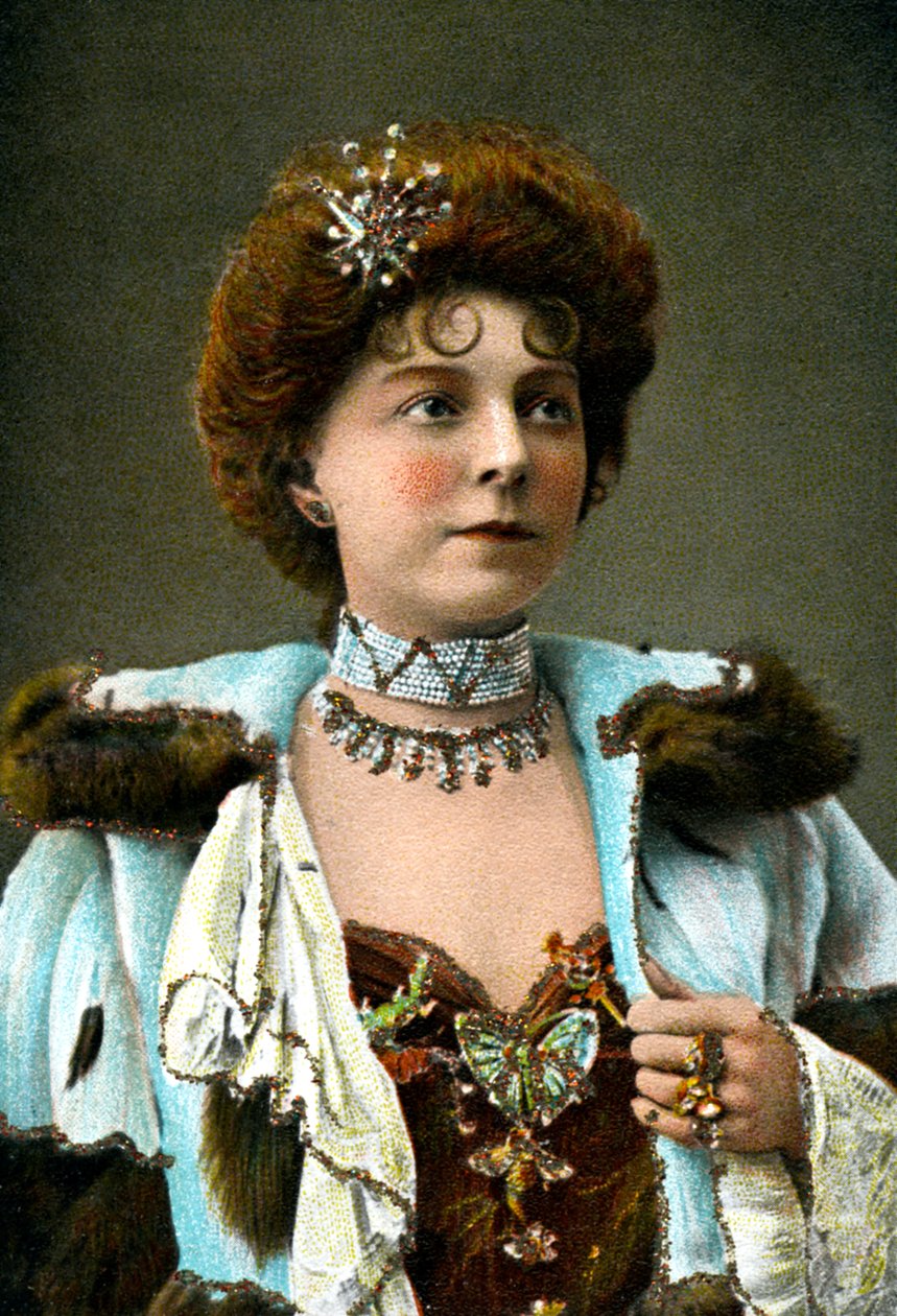 Vesta Tilley 1864-1952, engelsk music hall entertainer, tidlig på 1900-tallet av Unbekannt