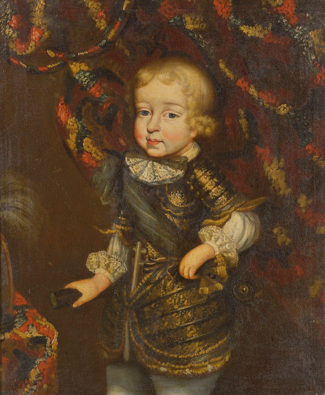 Victor Amadeus I 1587-1637, hertug av Savoy, som spedbarn, 1600-tallet. av Unbekannt