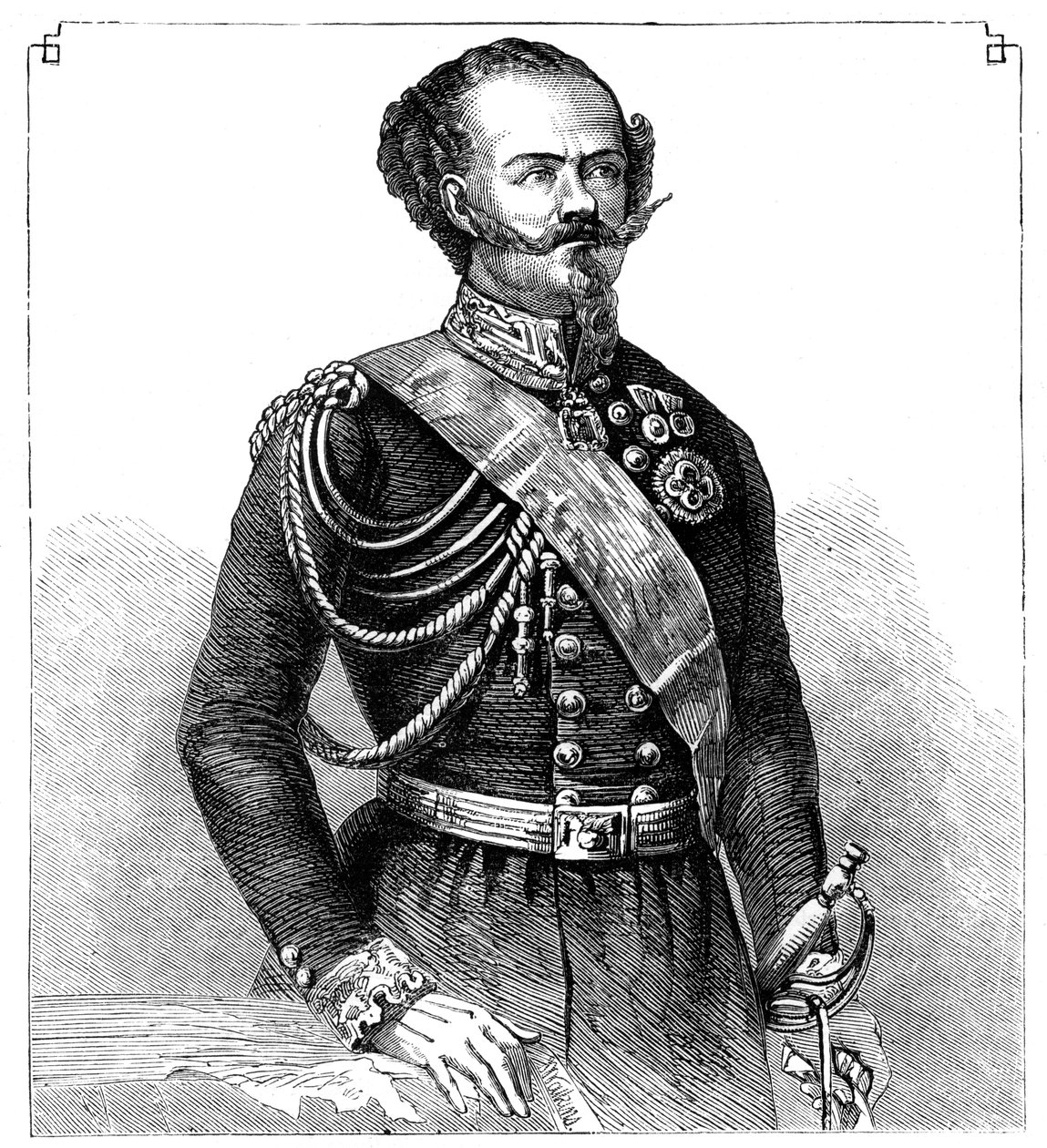 Victor Emmanuel II, konge av Italia av Unbekannt