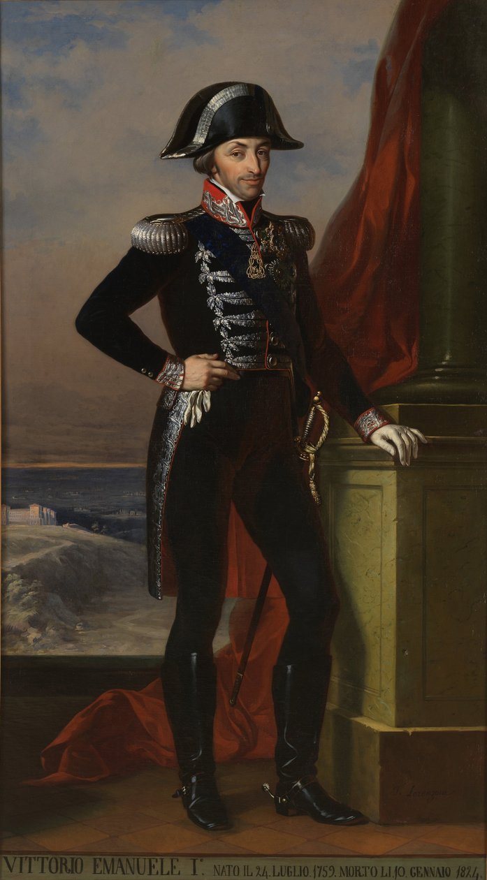Victor Emmanuel I av Sardinia 1759-1824 av Unbekannt