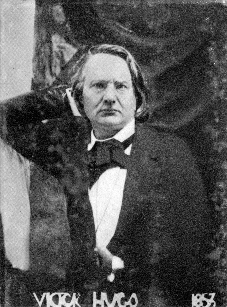 Victor Hugo , fransk poet, dramatiker og romanforfatter, 1853 av Unbekannt