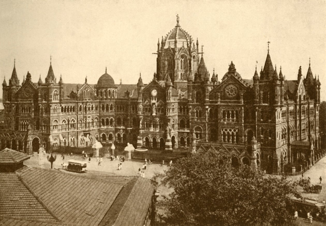 Victoria Station, Bombay, 1930. av Unbekannt