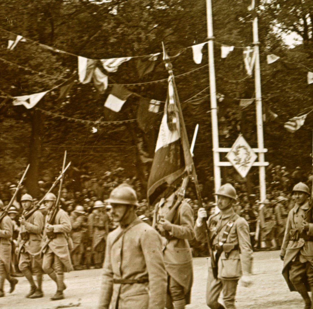 Seiersparade, 1918 av Unbekannt