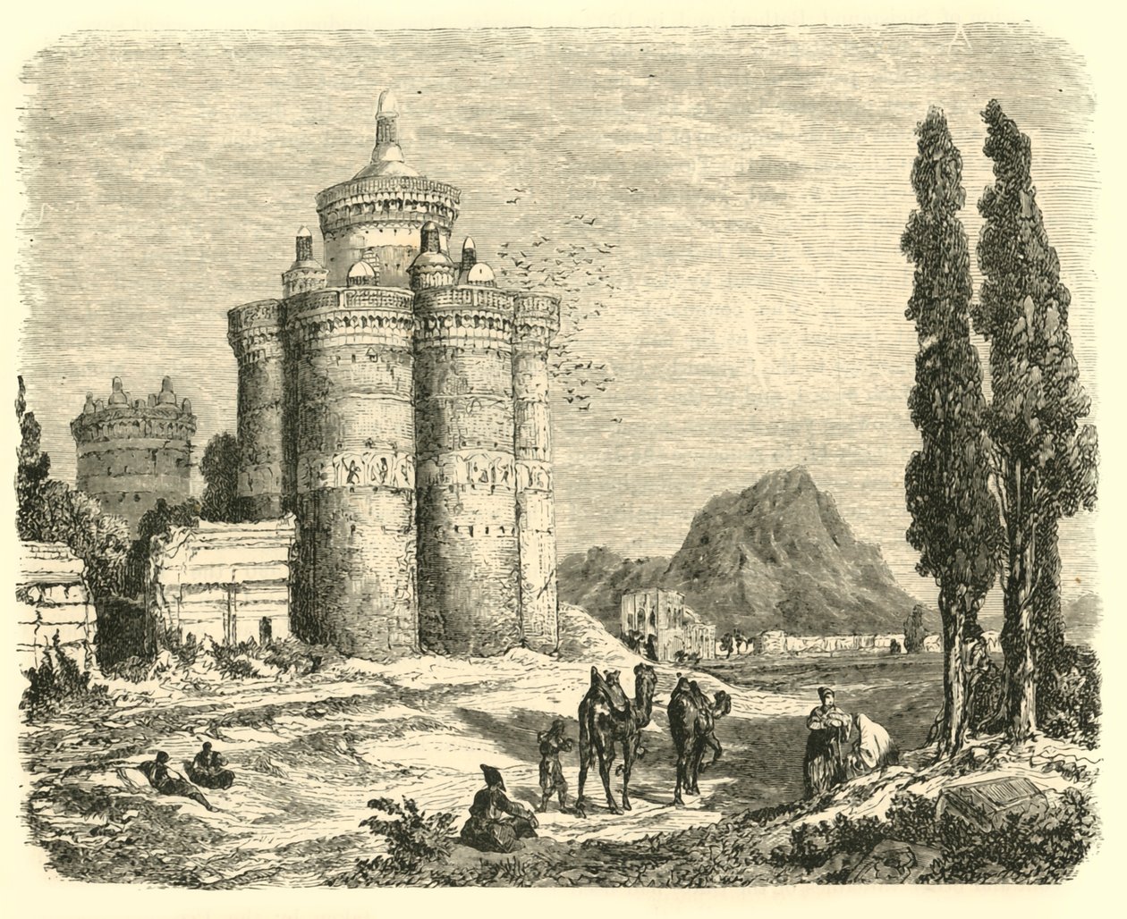 Utsikt nær Ispahan, 1890. av Unbekannt