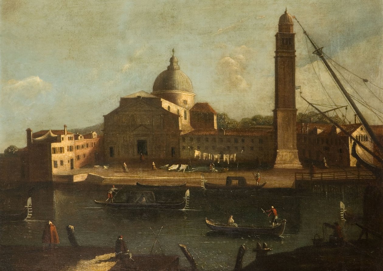 Utsikt over Venezia - Kirken Il Redentore, 1700-1800. av Unbekannt