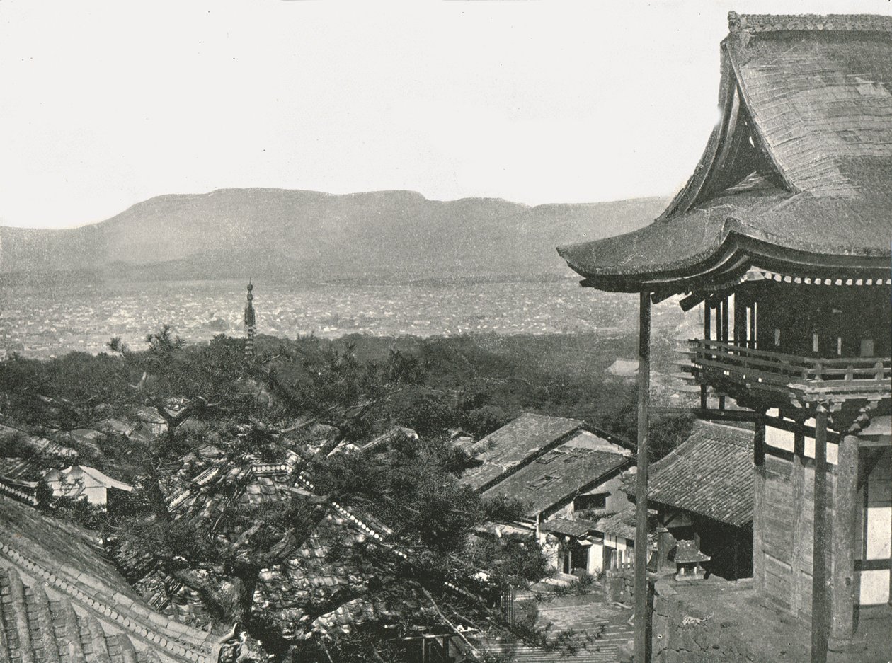 Utsikt fra åsene, Kyoto, Japan, 1895. av Unbekannt