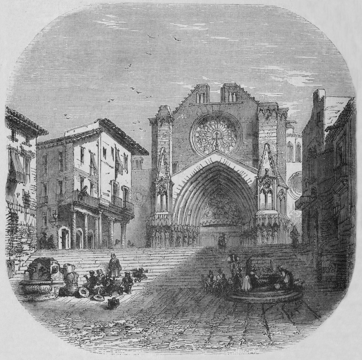Utsikt i Tarragona, c1880 av Unbekannt