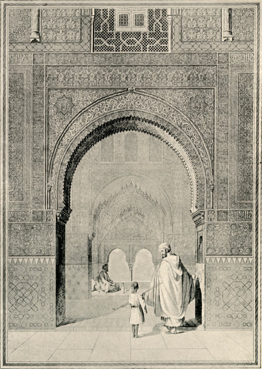 Utsikt i Hall of the Two Sisters, 1800-tallet, 1907. av Unbekannt