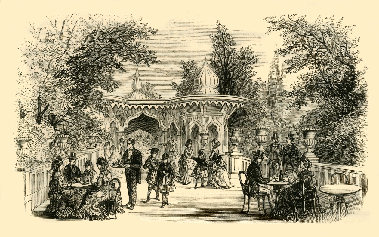 Utsikt i Surrey Gardens, c1878. av Unbekannt
