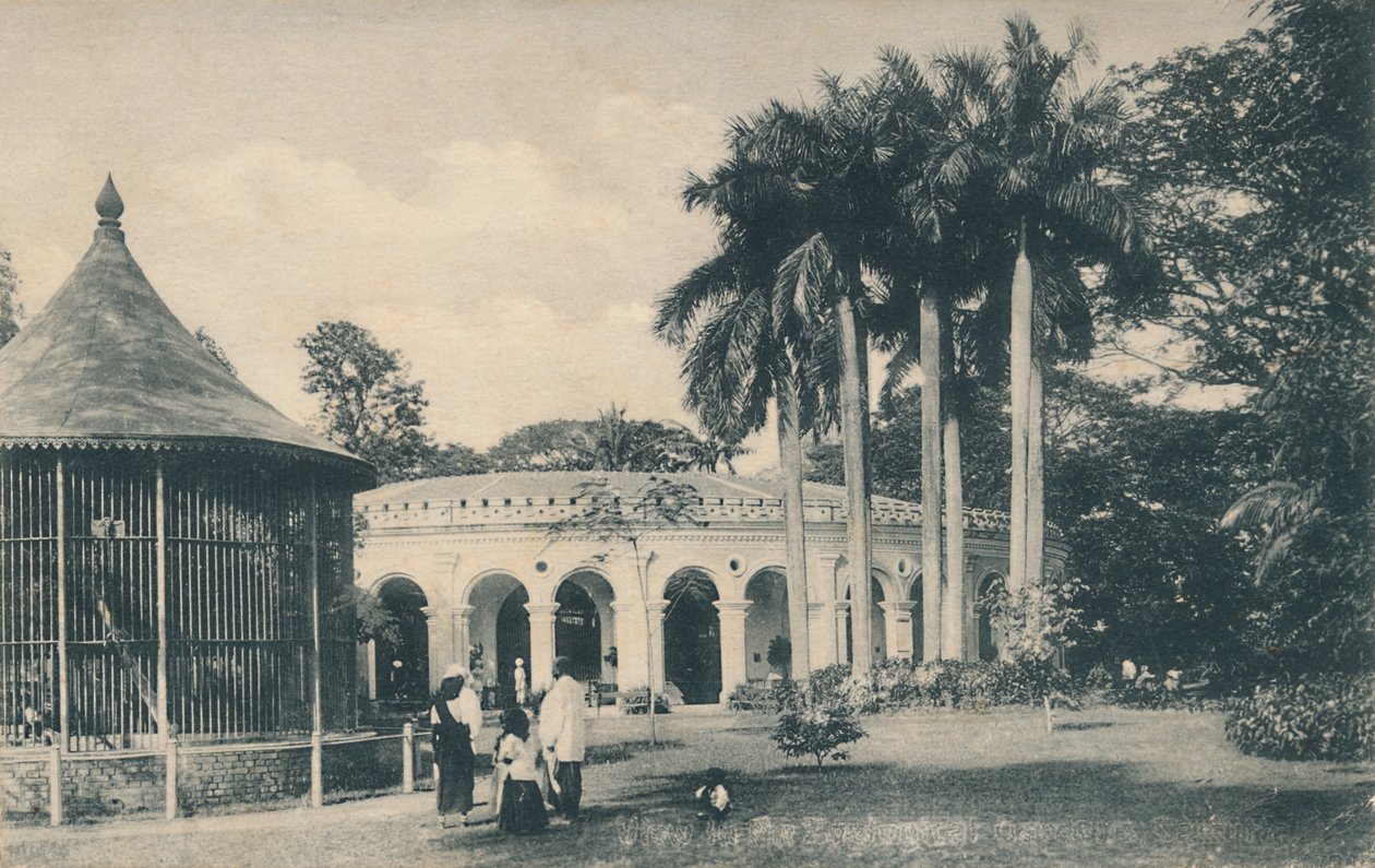 Utsikt i Zoological Gardens, Calcutta, c1910. av Unbekannt