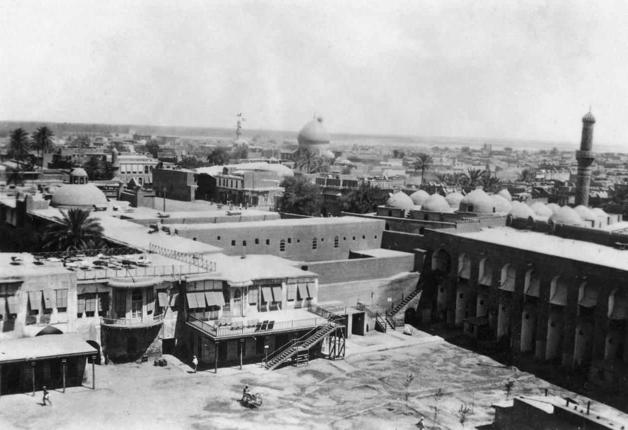 Utsikt over Bagdad fra et blokktårn, 31st British General Hospital, Mesopotamia, WWI, 1918 av Unbekannt