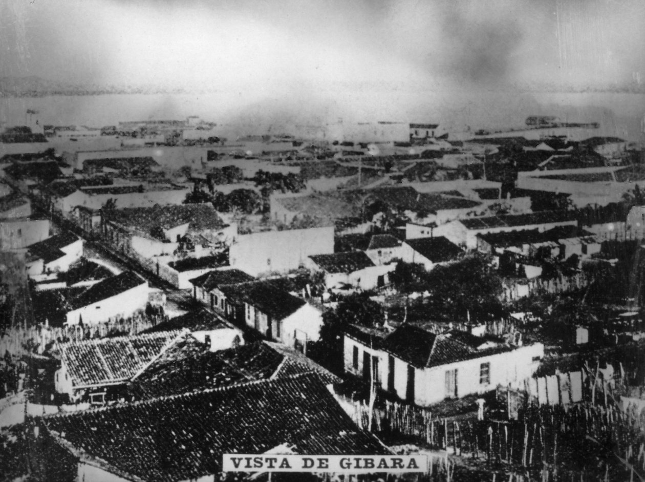 Utsikt over Gibara, 1898, 1920-tallet av Unbekannt