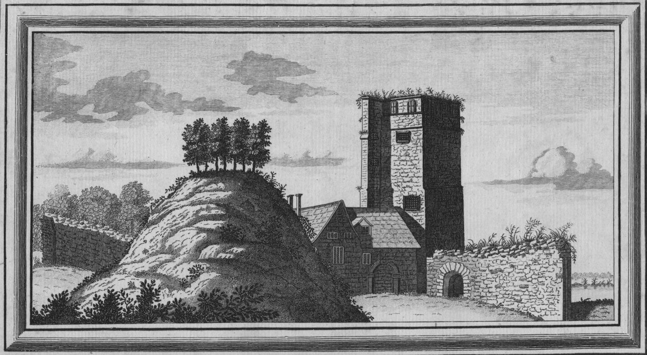 Utsikt over Oxford Castle, 1769 av Unbekannt