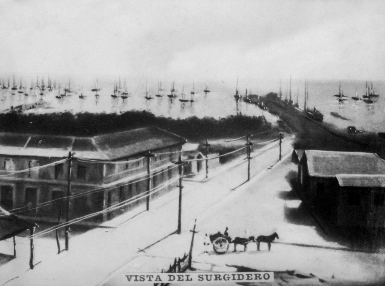 Utsikt over Surgidero, 1896, 1920-tallet av Unbekannt