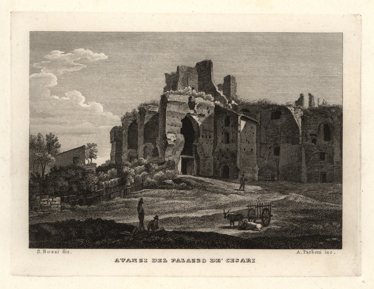 Utsikt over ruinene av Caesars Palace, Palazzo de