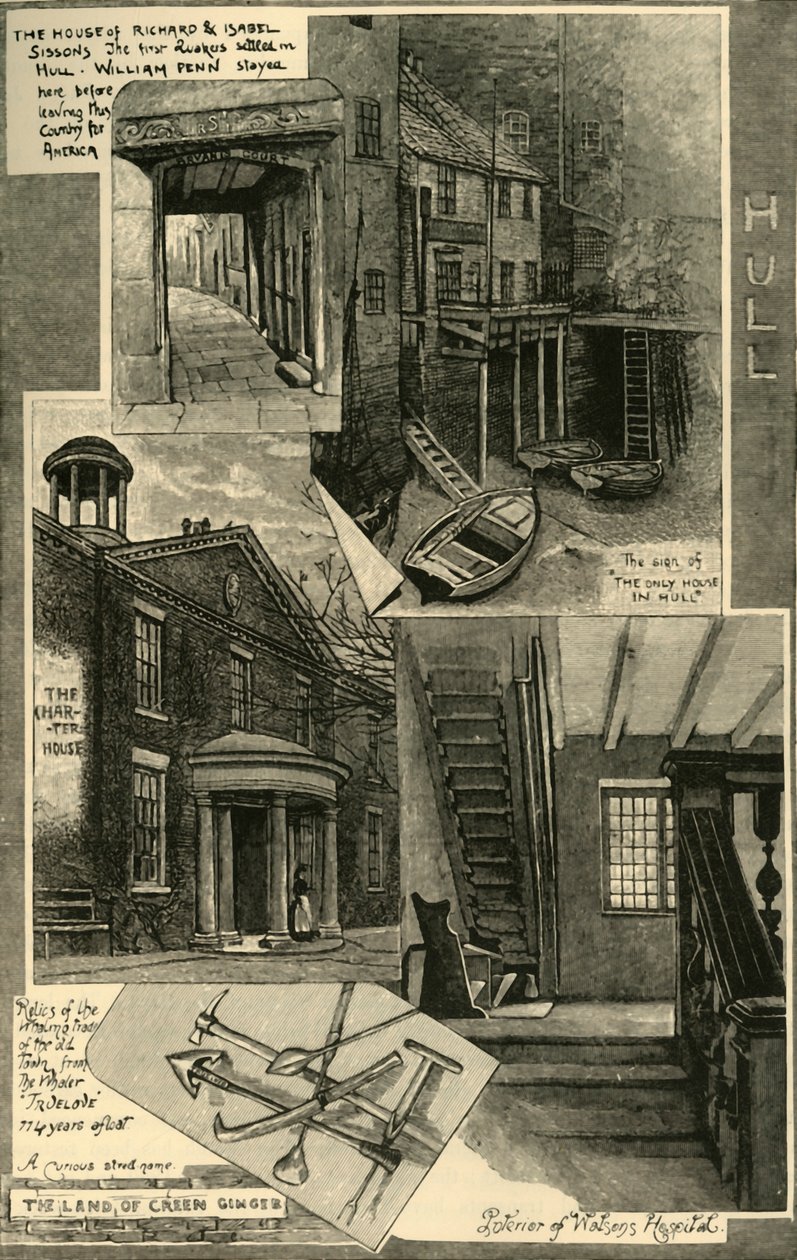 Utsikt i Hull, 1898. av Unbekannt