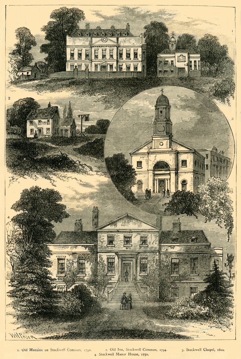 Utsikt i Old Stockwell, c1878. av Unbekannt
