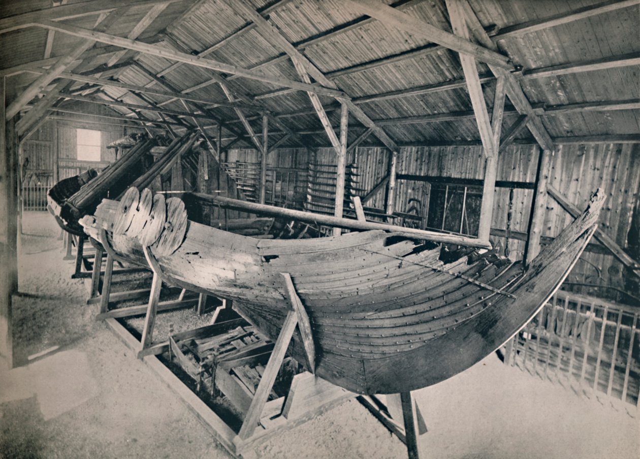 Vikingskip, 1914. av Unbekannt