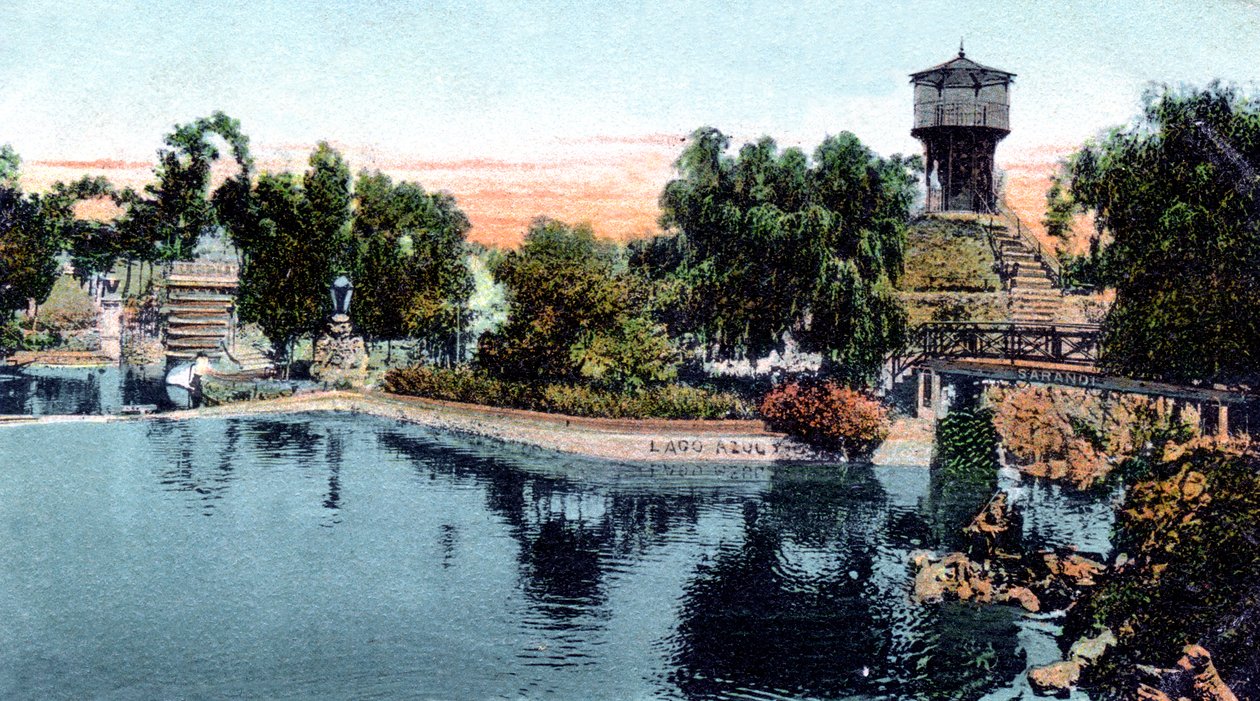 Villa Dolores, Blue Lake, Montevideo, Uruguay, ca. 1900-tallet av Unbekannt