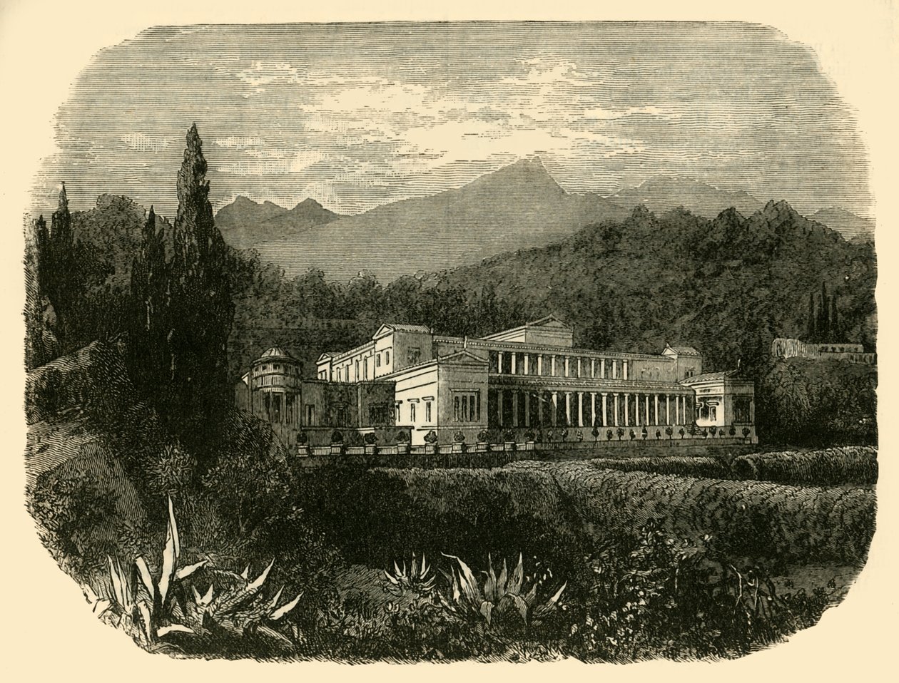 Villa til den yngre Plinius, 1890. av Unbekannt