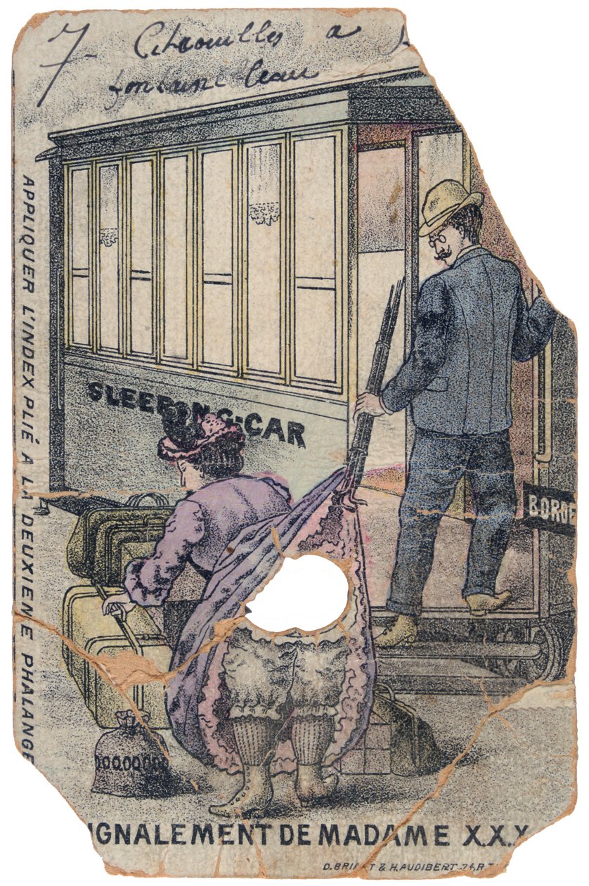 Vintage fransk postkort, c1900 av Unbekannt