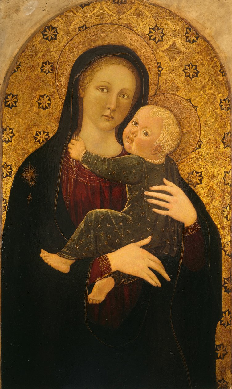 Jomfru og barn, ca. 1450. av Unbekannt