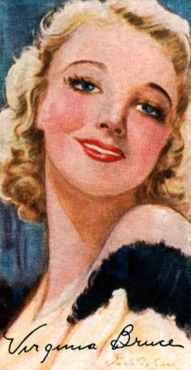 Virginia Bruce, 1910-1982, amerikansk skuespiller og sanger, 1900-tallet av Unbekannt