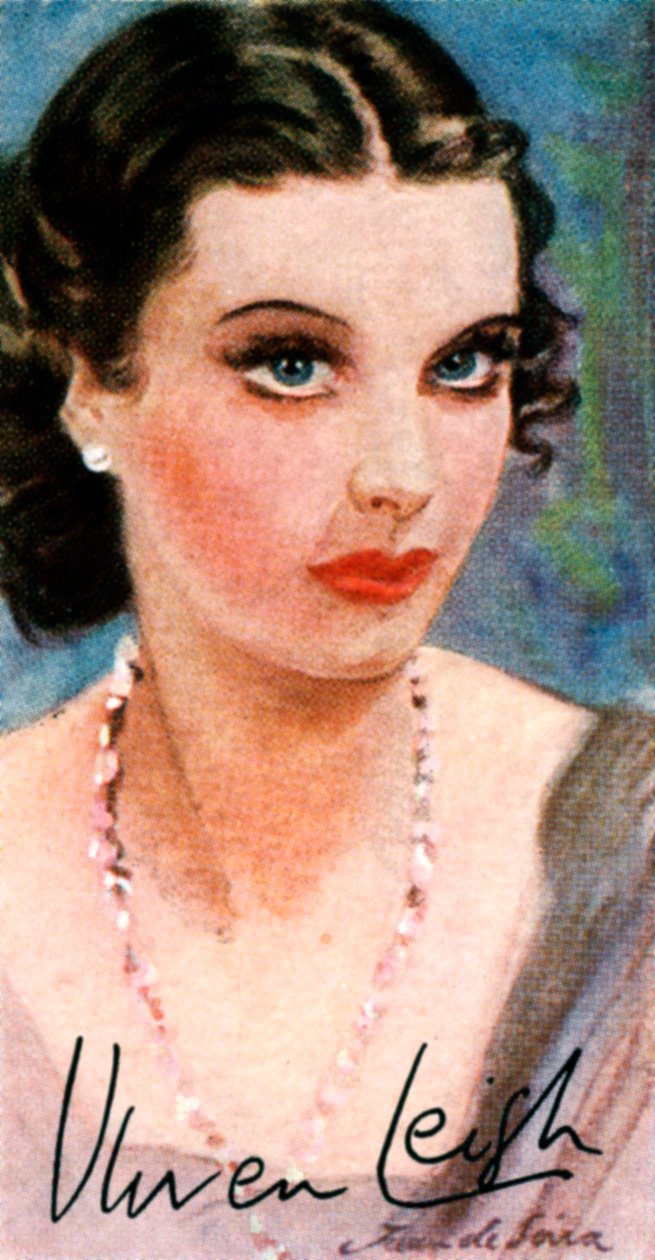 Vivien Leigh, 1913-1967, engelsk skuespillerinne for teater og kino, 1900-tallet av Unbekannt