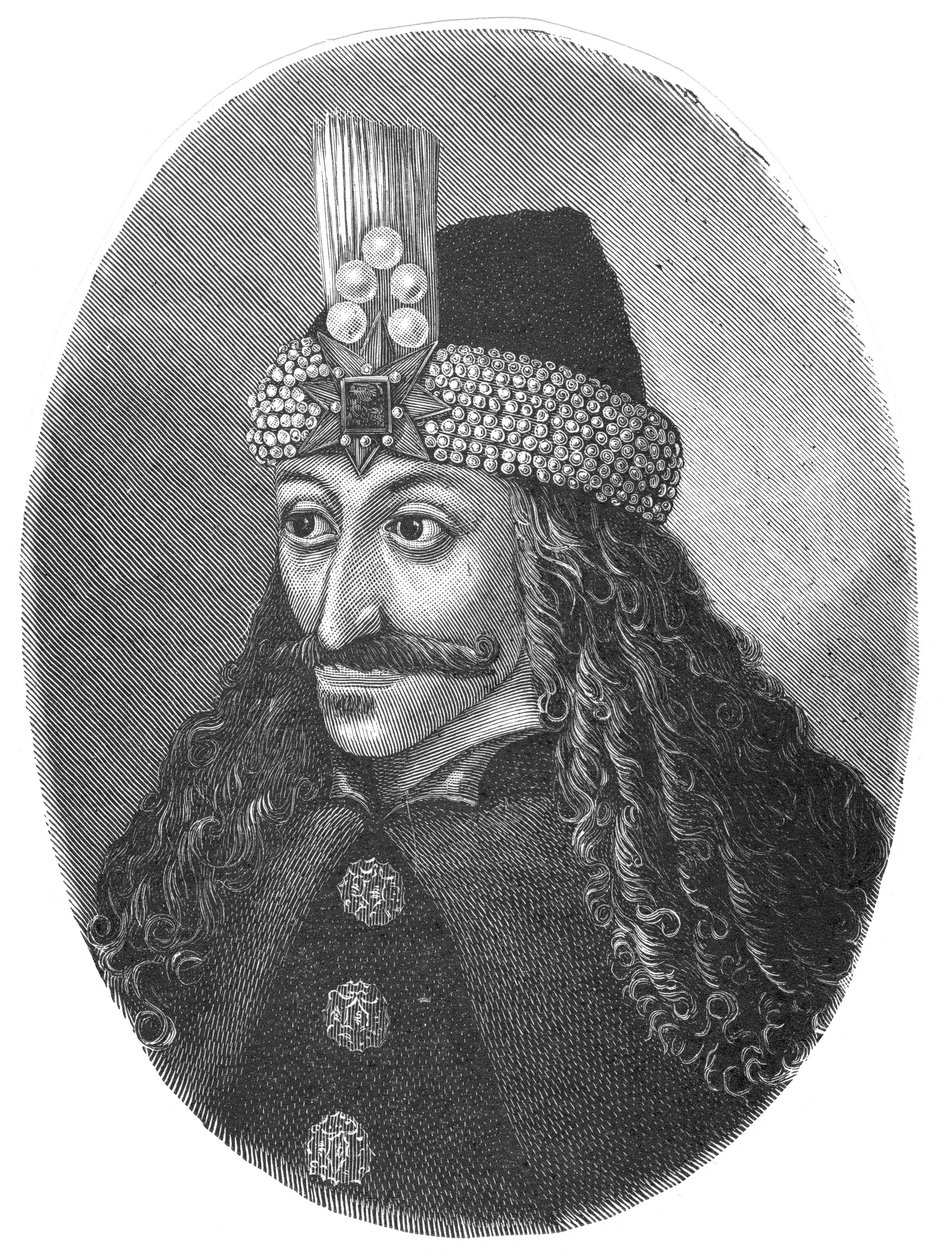 Vlad Tepes Vlad III, The Impaler, hersker over Wallachia 1456-1462 og 1476-1477 av Unbekannt