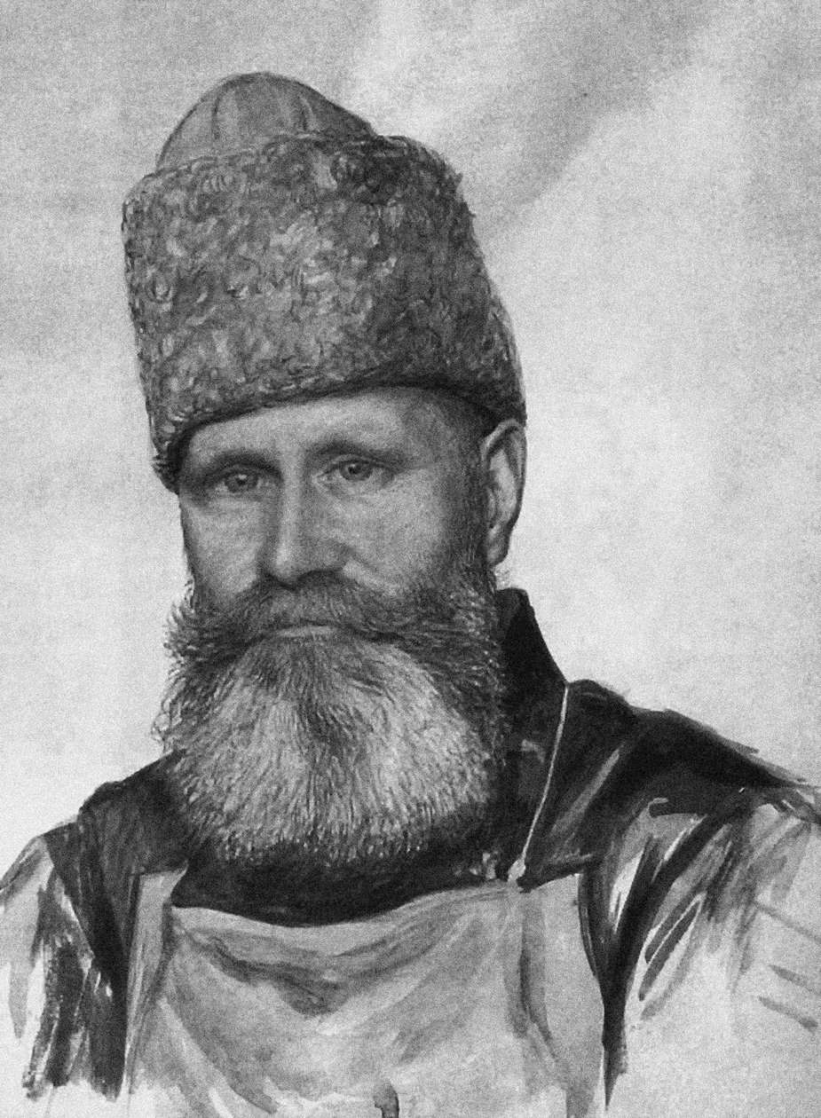 Vladimir Fyodorovich Dzhunkovsky 1865-1938 i Taganka-fengselet, 1919-1920 av Unbekannt