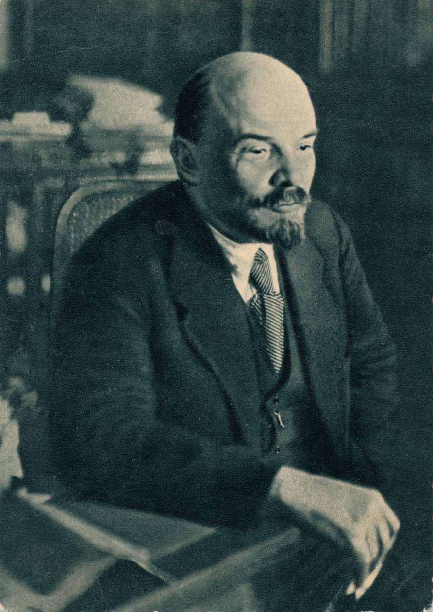 Vladimir Ilich Lenin, russisk bolsjevikleder, 28. november 1921 av Unbekannt
